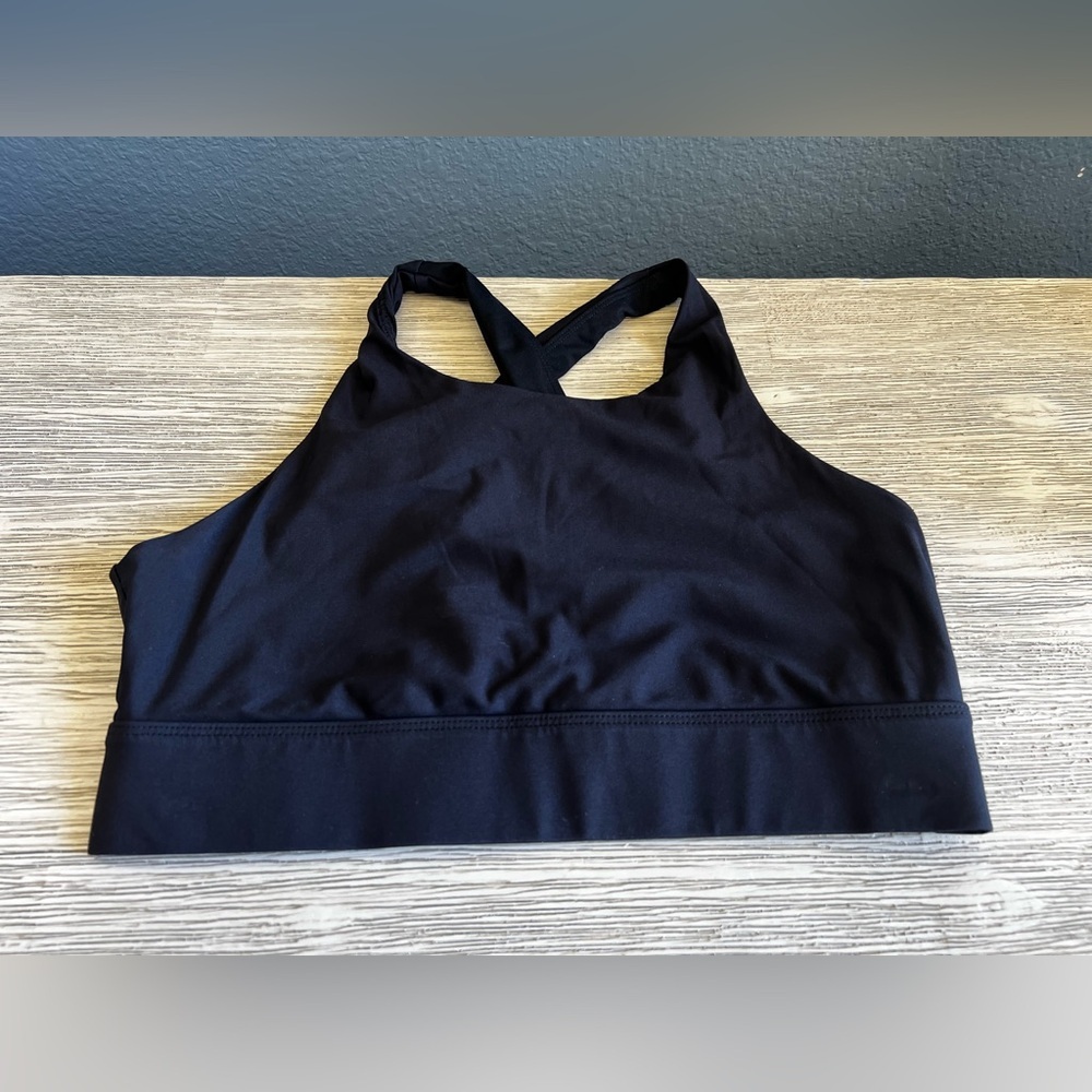 Fabletics Midnight Black Sports Bra